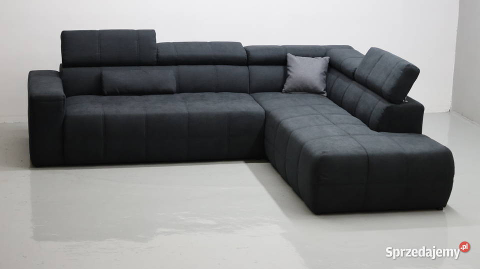 TRD Narożnik grafitowy kolor regulowane zagłowki Poznań