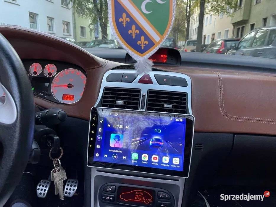 Radio android 13 Peugeot 307 gps wifi bluetooth Ożarowice