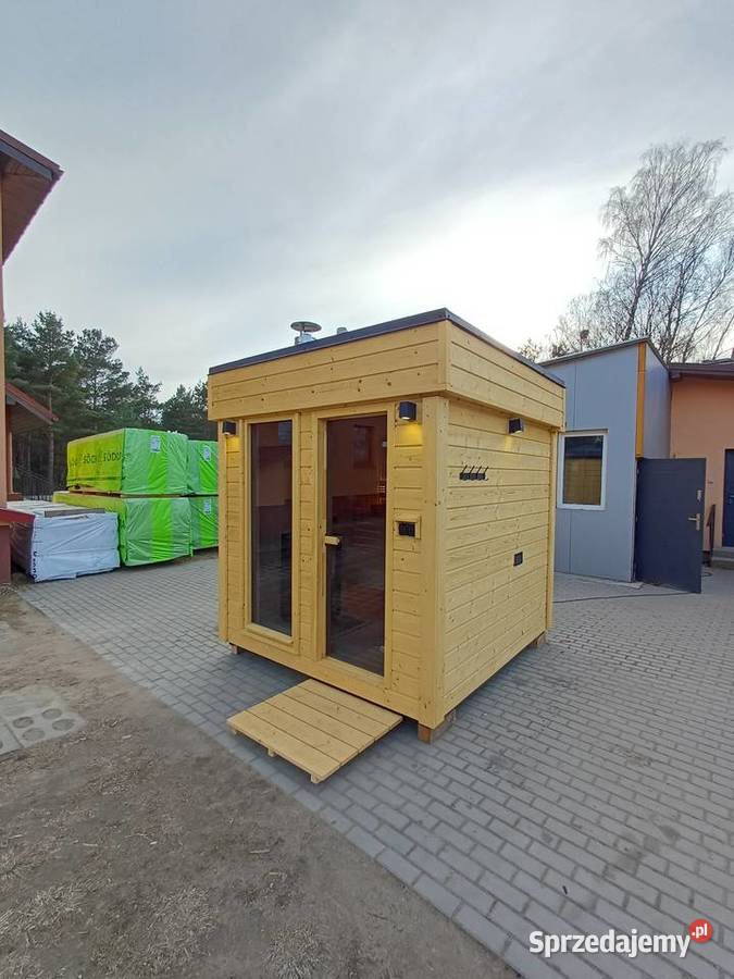 Sauna ogrodowa Premium izolowana piec na drewno Płock sprzedam