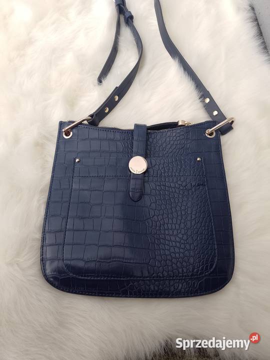 Granatowa torebka na ramię z Londynu listonoszka Na ramię  małopolskie Kraków
