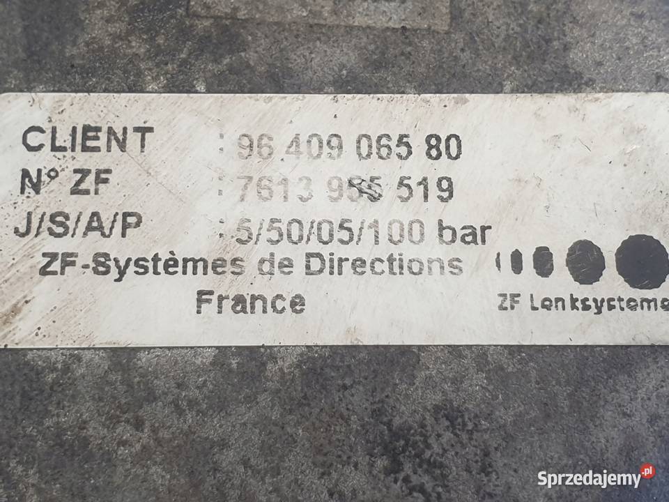 Peugeot Expert 19 D POMPA WSPOMAGANIA 7613955519 osobowe Rudka sprzedam