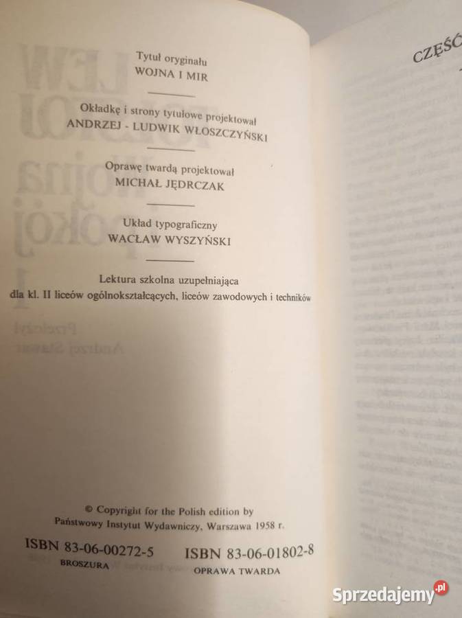 Wojna i pokój Lew Tołstoj 1234 tomy Kielce