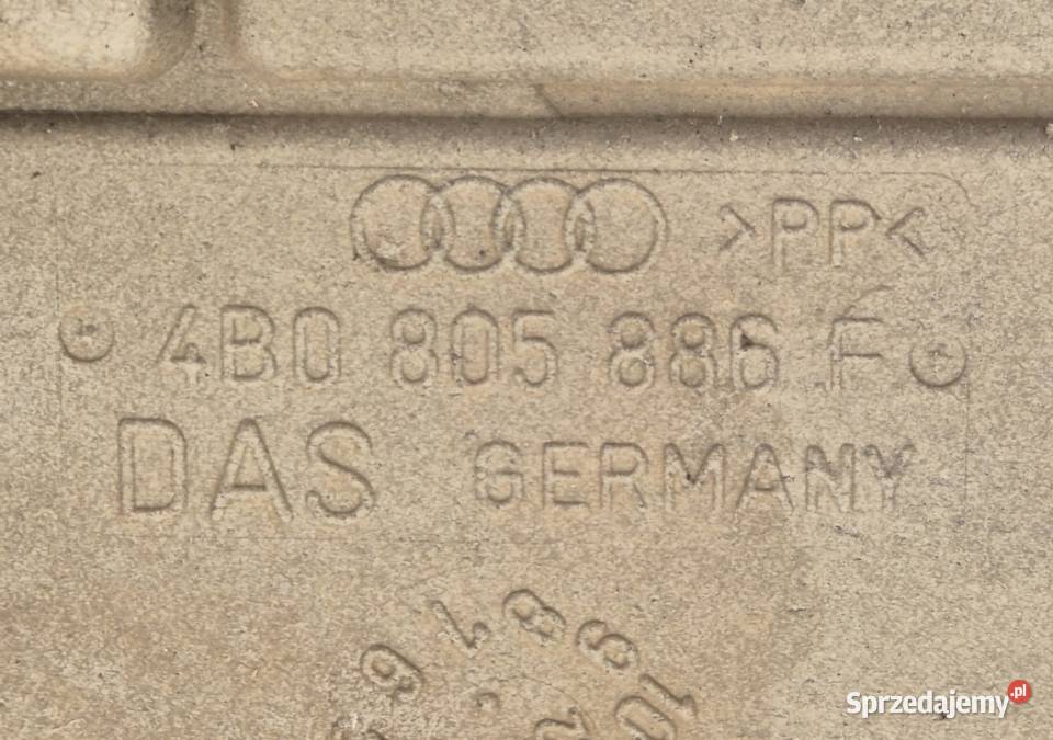 OSŁONA DOLNA SKRZYNI POD SKRZYNIĘ AUDI A6 C5 25 Podzespoły skrzyń biegów Działoszyce