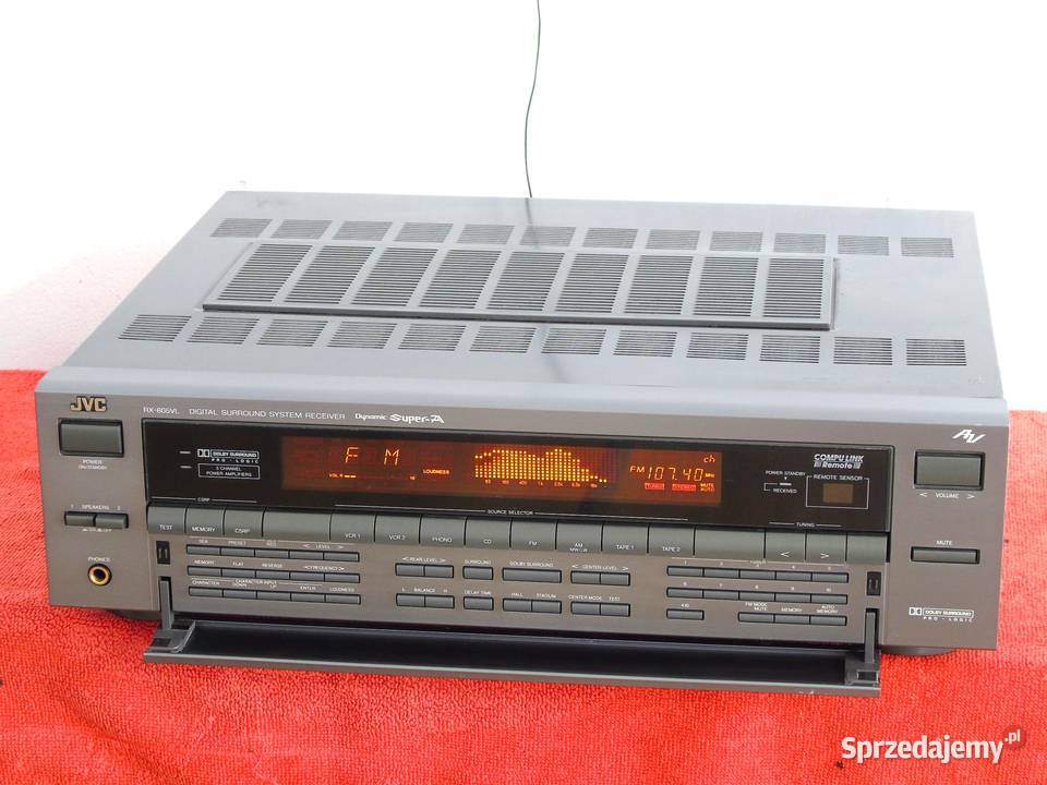 Amplituner JVC RX805 korektor graficzny 320 wat Amplitunery Audio Jasło