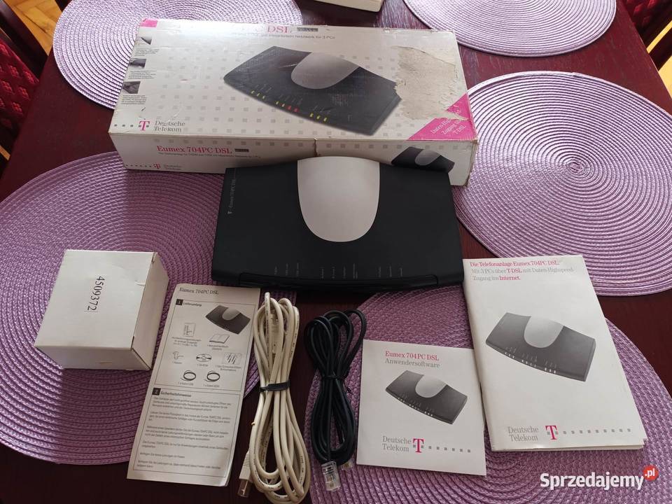 Nowy Router Eumex 704PC DSL Deutsche Telekom router