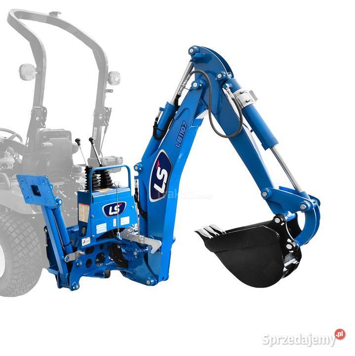Koparka ciągnikowa LB1107 do traktora LS MT122 i nieuszkodzony Tajęcina