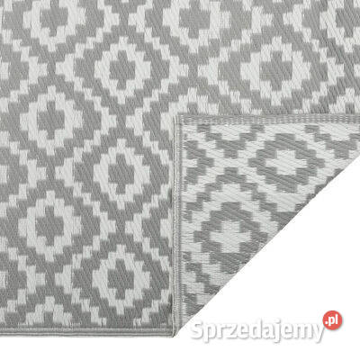 vidaXL Dywan na zewnątrz ARAKIL szary 80x150 Warszawa
