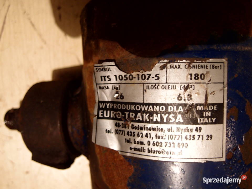 Siłownik hydrauliczny wywrotu podnośnik skrzyni ciężarowe