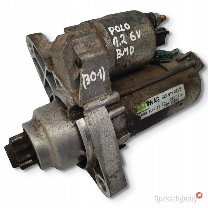 ROZRUSZNIK VW Polo IV 12 6V valeo 02T911023S BMD osobowe