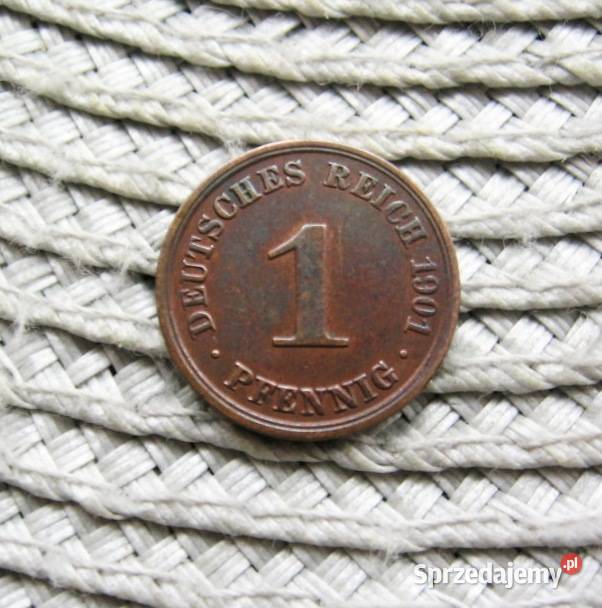Niemcy 1 Pfennig 1901r A wielkopolskie Kalisz