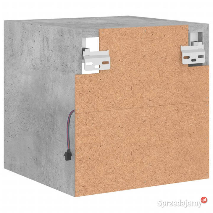 Ścienna szafka TV z LED szarość betonu 30x285x30 Warszawa sprzedam