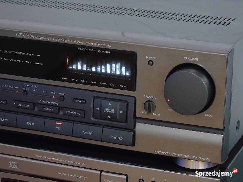 Wzmacniacz Sony TAD509 korektor graficzny Jasło