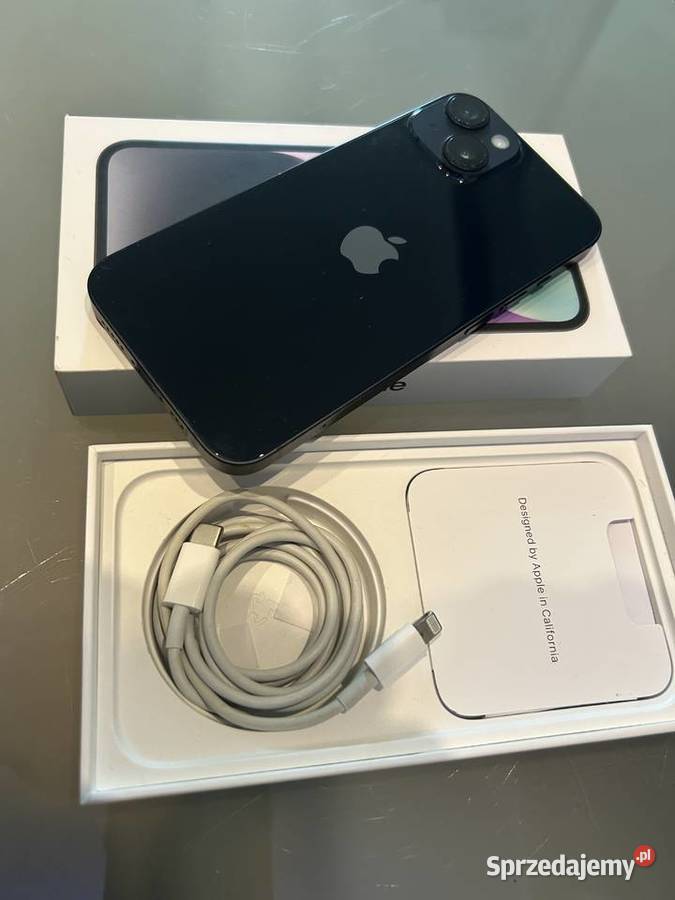 IPHONE 14 midnight 128GB Apple / iPhone łódzkie Łódź