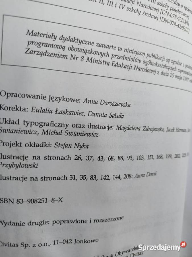 Wychowanie obywatelskie unikatowy egzemplarz koss/woss mazowieckie Warszawa sprzedam