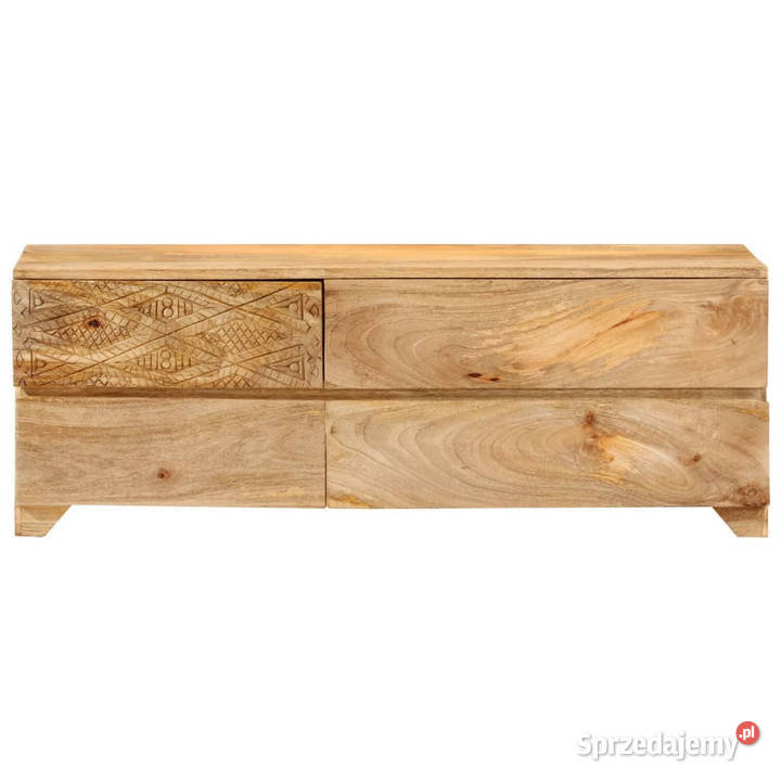 Szafka pod telewizor lite drewno mango 110x30x40 RTV RTV Warszawa sprzedam