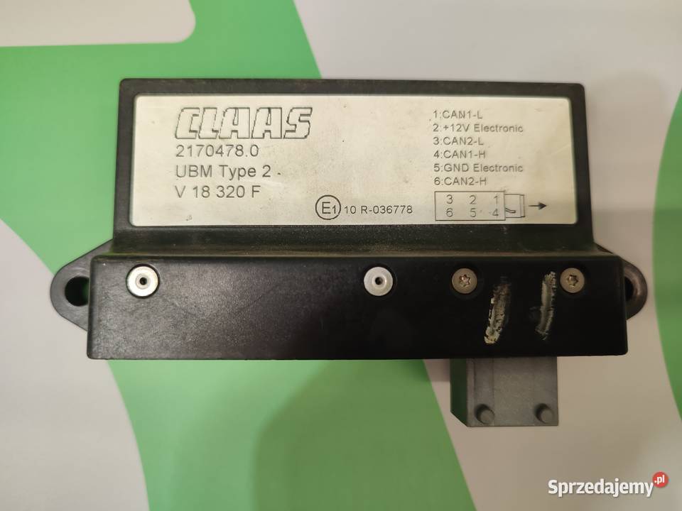 Moduł 21704780 CLAAS 0021704780 UBM TYP 2 Pozostałe wielkopolskie Wilkowo
