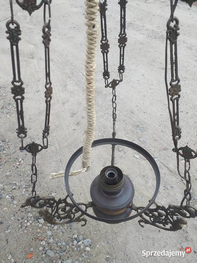 Lampa mosiężne wiszące Kórnik