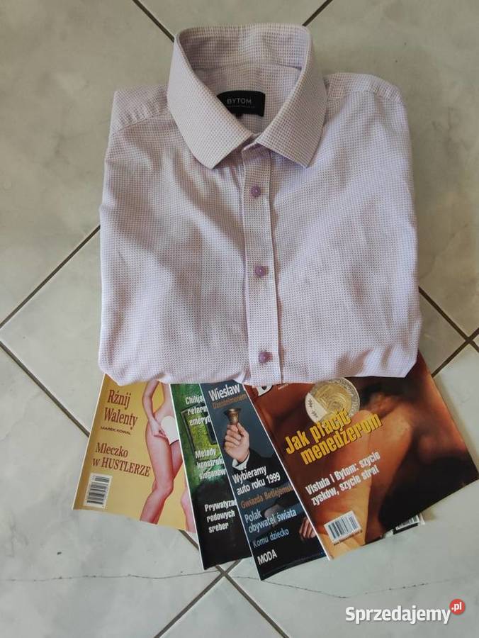 koszula męska Bytom kołnierzyk kent slim fit Kielce