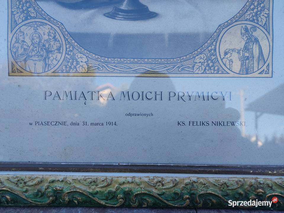 Pamiątka Prymicyi Ks Feliks Niklewski Piaseczno