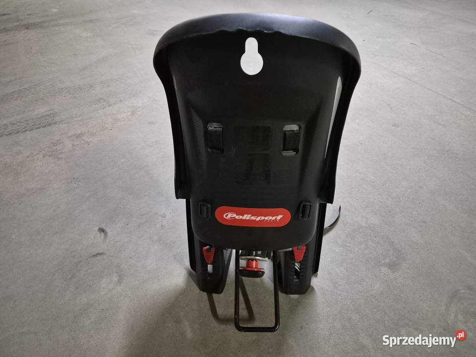 Fotelik rowerowy tylny Polisport BILBY czarny Gdańsk