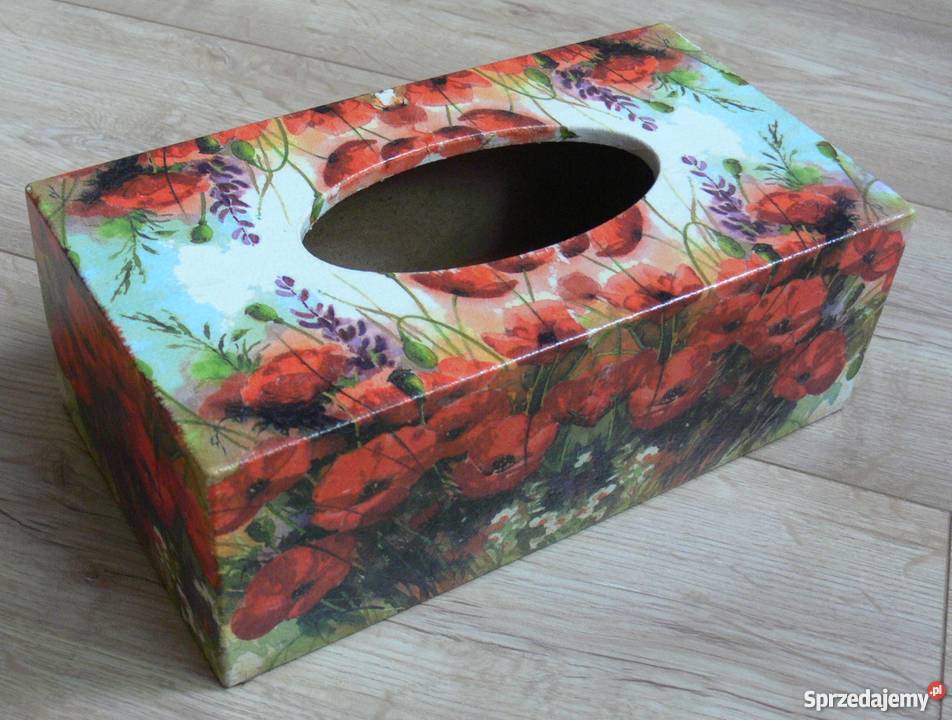 Kuchnia pudełko chustecznik prezent kawa herbata Warszawa