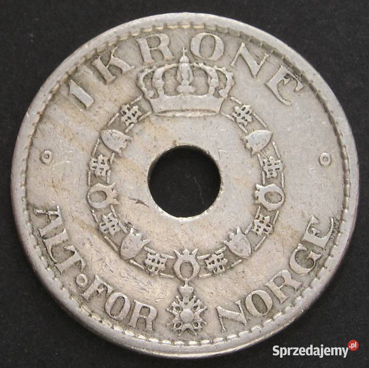 NORWEGIA 1 KORONA 1949 łódzkie Łódź