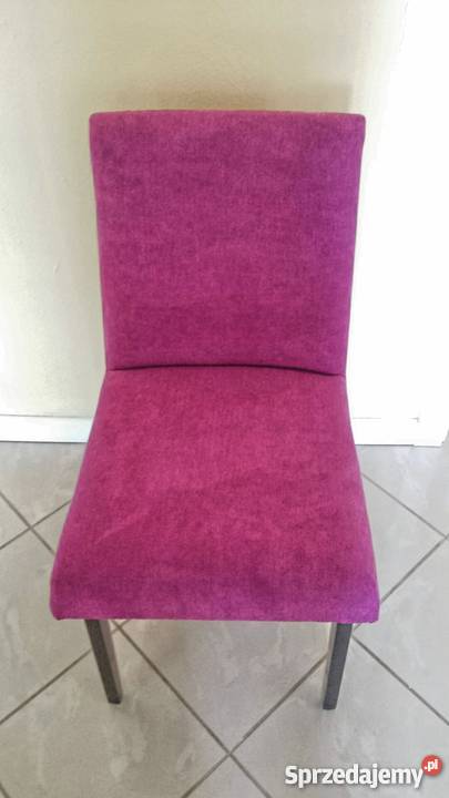 Krzesło tapicerowane lata 5060te PRL fuksja 53cm Warszawa