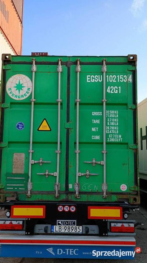 Kontener morski 40DC12m Używane