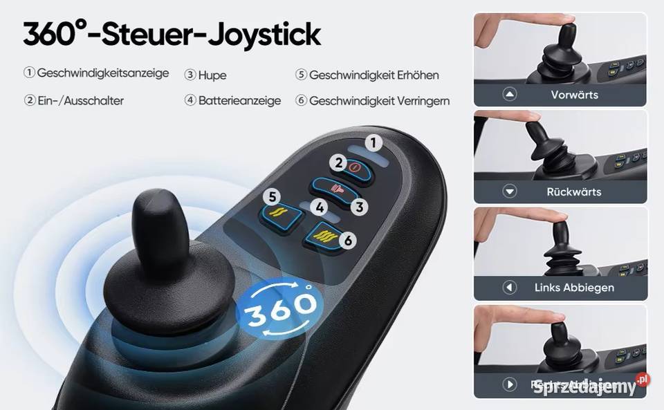 Wózek Elektryczny inwalidzki o wadze zaledwie Zdrowie
