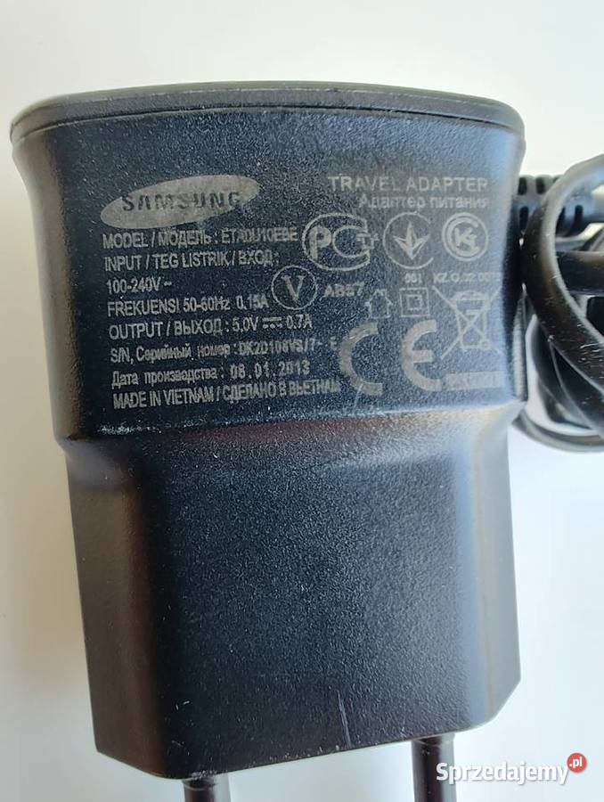 Ładowarka sieciowa Samsung micro USB DC 5V 015 A Samsung Olecko