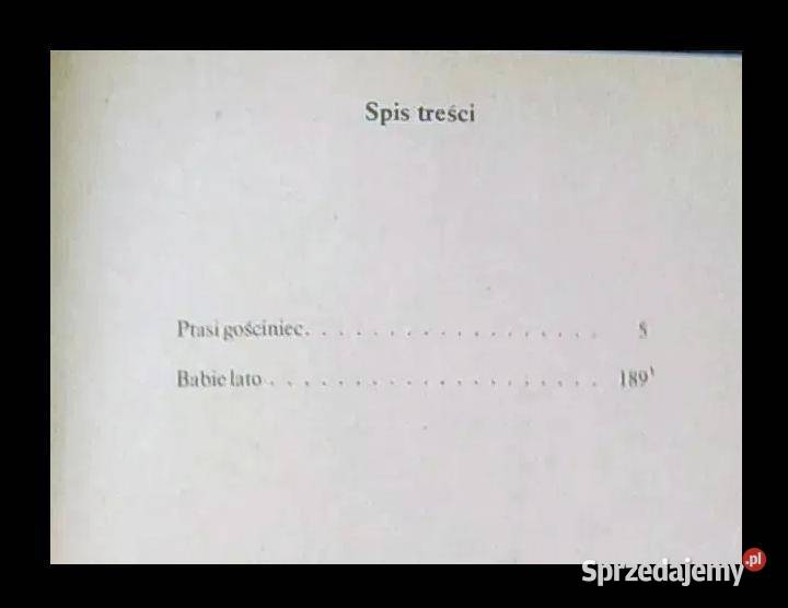 Ptasi gościniec Babie lato Halina Auderska Rok wydania 1984 Pozostałe Pozostałe lubelskie