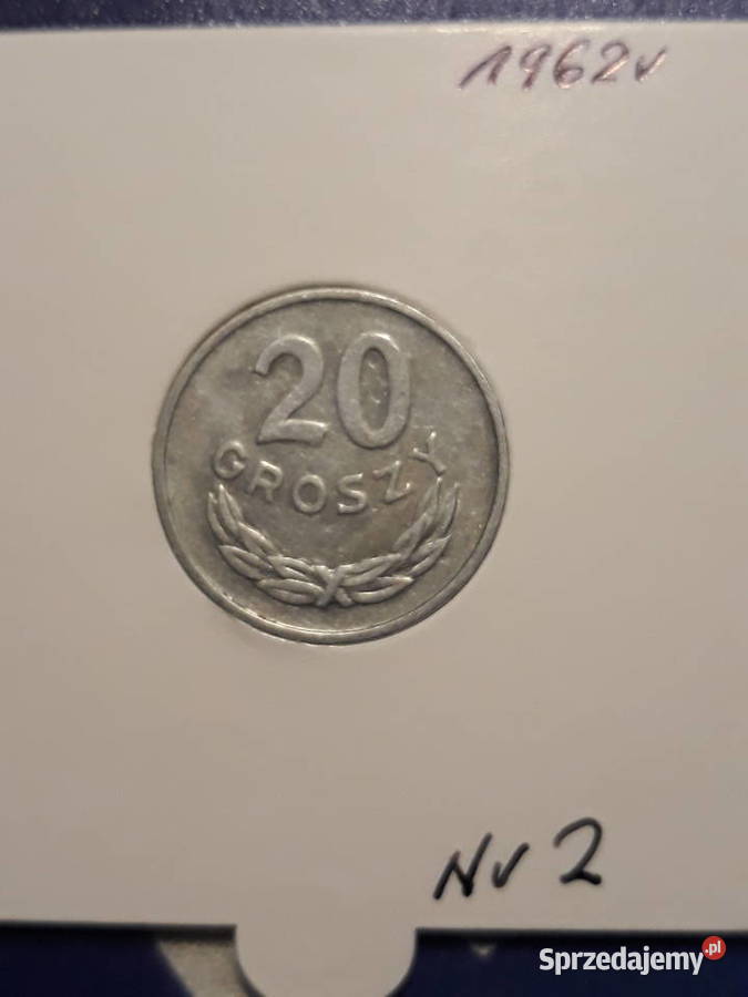 20 groszy 1962 r 2 rzadkość Konin sprzedam