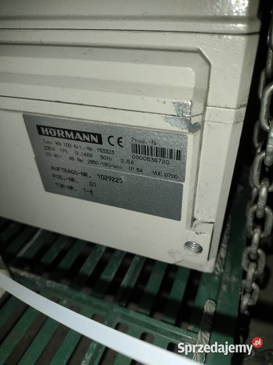 Napęd Hormann napęd bramy segmentowej mazowieckie