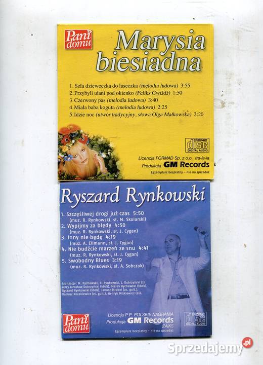 Złote przeboje Ryszard Rynkowski Marysia Płyty i kasety zachodniopomorskie Szczecin