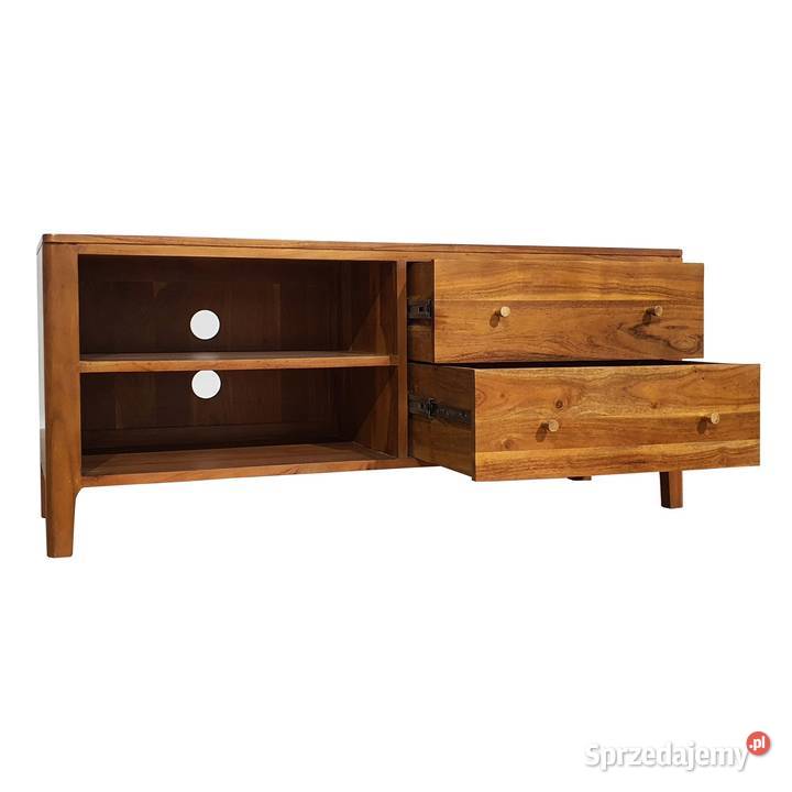 Szafka RTV drewniana MILANO 130 z szufladami i Lublin