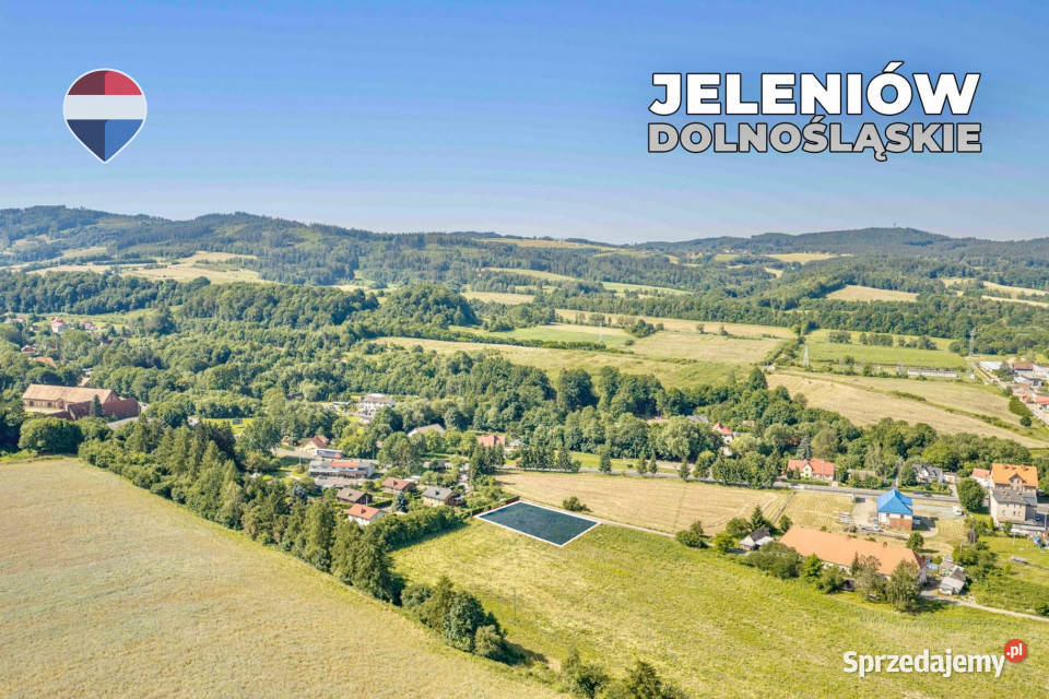 Działka budowlana z mediami DK8 Jeleniów