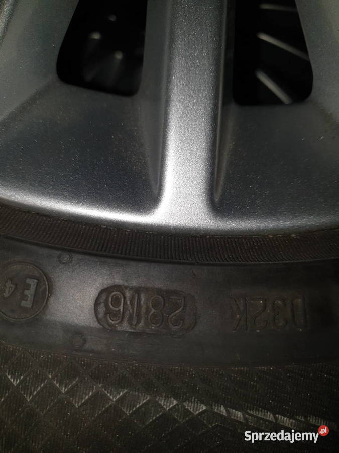 Felgi alu 17 z oponami 22550R17 Continental zima warmińsko-mazurskie Dobre Miasto sprzedam
