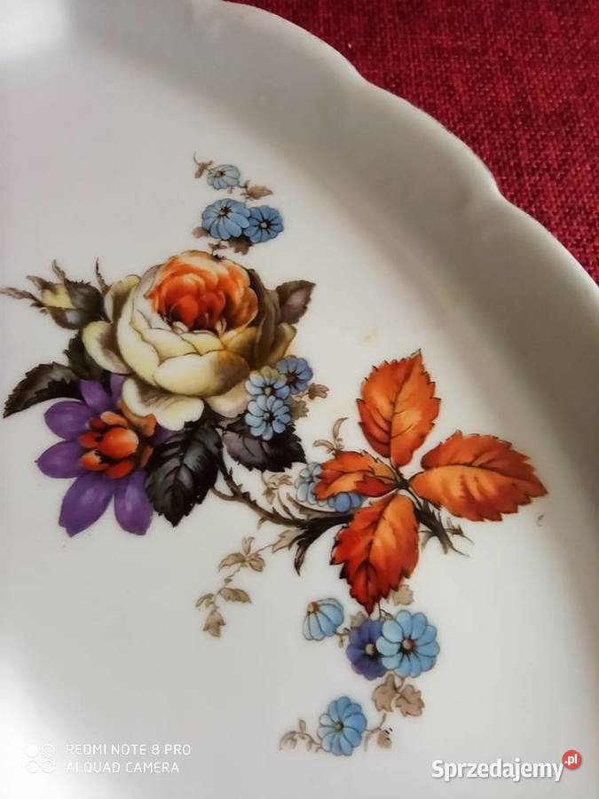 Porcelanową tacka z uchwytami Przepiękny Gdańsk sprzedam
