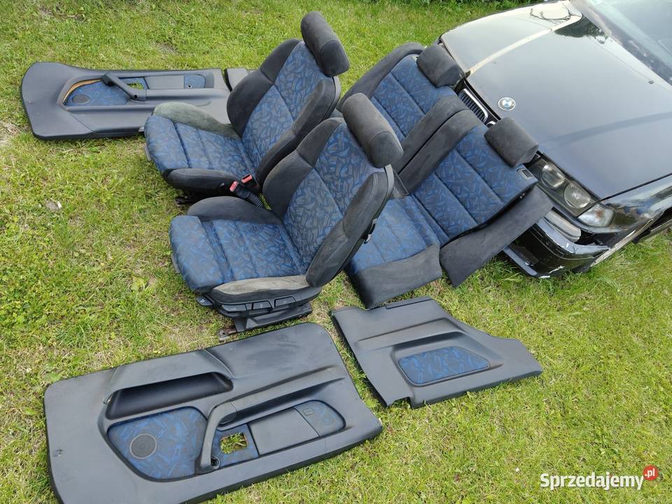 Bmw e36 compakt fotele sporty boczki komplet łódzkie Aleksandrów Łódzki
