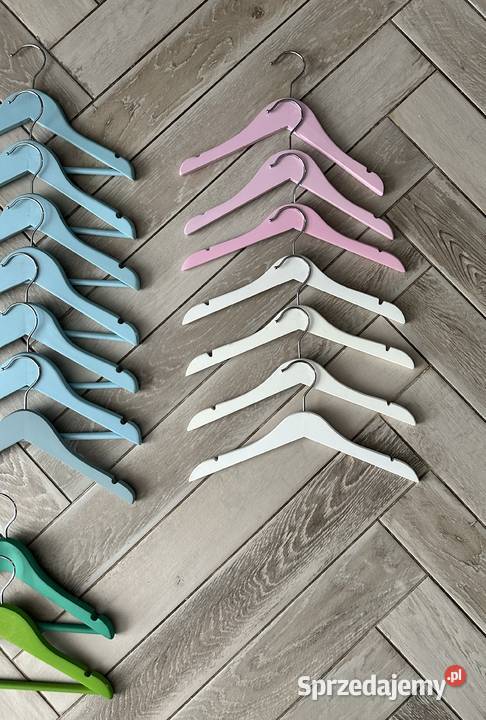 Zestaw wieszaków ubrankowych dziecięcych eco 12 Łódź