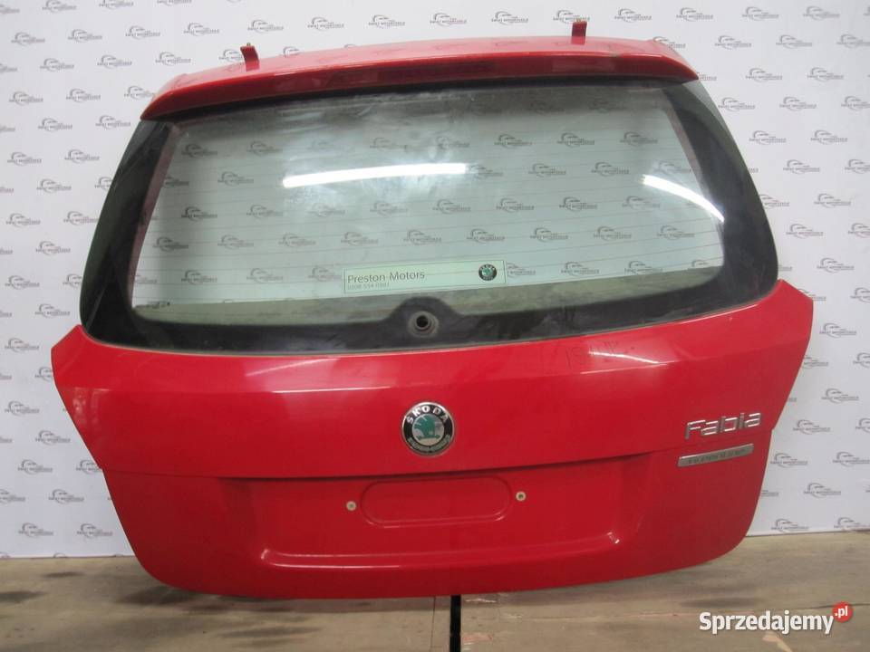SKODA FABIA II klapa tył