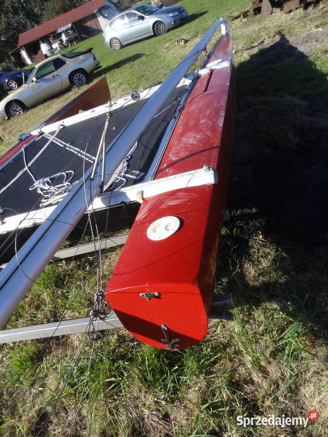 Regatowy katamaran Tornado 6 x 3 m maszt 9 mGFK Gorzów Wielkopolski sprzedam