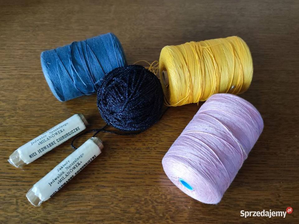 nici chirurgiczne Milanówek mulina wełna włóczka Kielce sprzedam