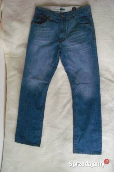 AKADEMIKS NOWE spodnie jeansowemęskie W36 L34L niebieski Białystok