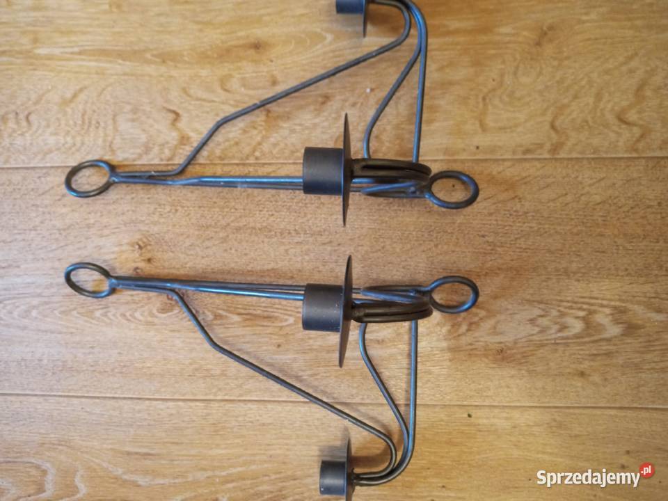 Świeczniki metalowe Szczecinek sprzedam