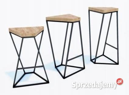 Hoker LOFT NA WYMIAR barowy DĄB stal warmińsko-mazurskie Bartoszyce sprzedam