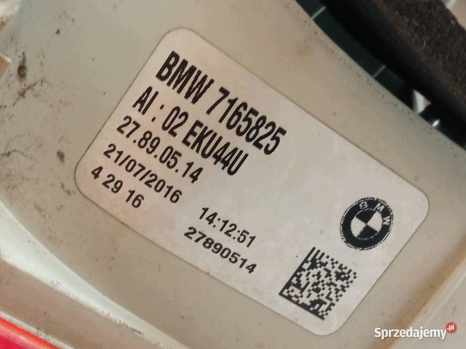 LAMPA TYŁ LEWA EU KOMBI 7165825 Bmw Seria 5 V osobowe