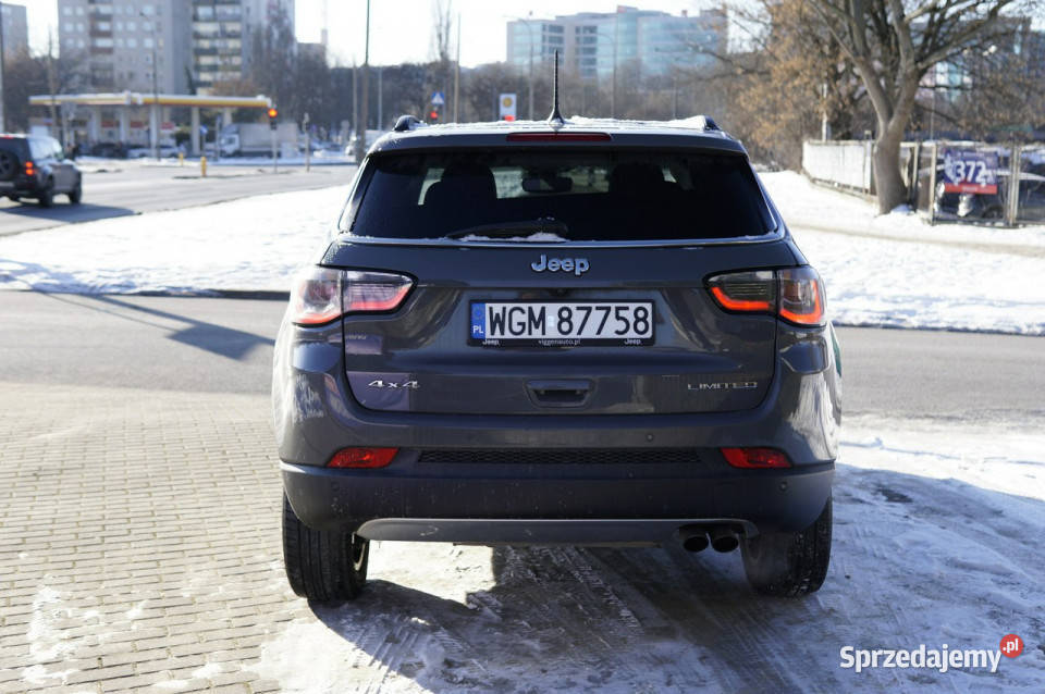 Jeep Compass Limited 4x4 salon Polska szary mazowieckie Warszawa