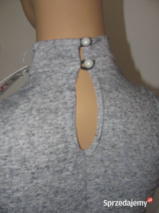 bluzka z półgolfem LOOK M 38 high neck nep dro