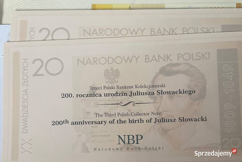 Kolekcjonerski Banknot 20zl dolnośląskie Wałbrzych sprzedam
